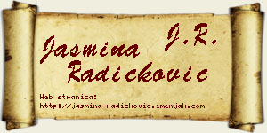 Jasmina Radičković vizit kartica